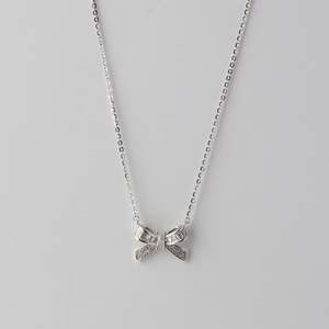 Necklace: Audrey CZ Necklace 925 S