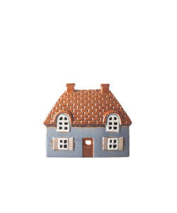 COTSWOLD TEALIGHT COTTAGE - BLUE