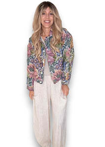 Ladies: Tapestry Pink Magnolia Jacket