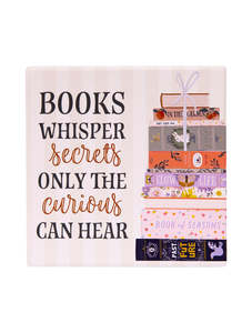 Forever Booked Ceramic Coaster