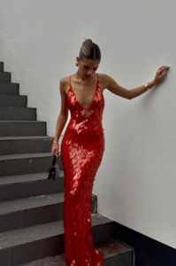 All Rentals: SALE - Misha Sapphire Dress