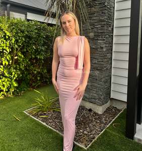 Pretty Little Thing Knot Drape Dress