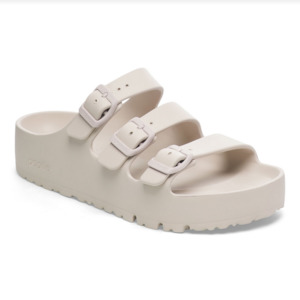 BIRKENSTOCK FLORIDA III FLEX PLATFORM EVA NARROW - EGGSHELL
