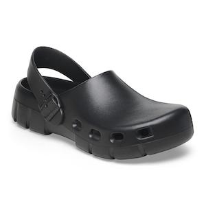 Birkenstock: BIRKENSTOCK BIRKI FLOW EVA - BLACK - REGULAR