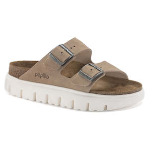 BIRKENSTOCK ARIZONA CHUNKY SUEDE - NARROW - WARM SAND