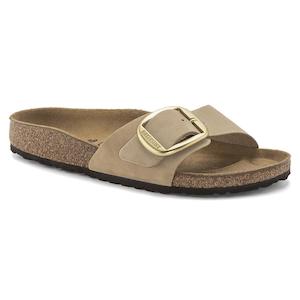 BIRKENSTOCK MADRID BIG BUCKLE NUBUCK - REGULAR - SANDCASTLE