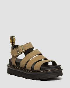 Dr Martens: DR MARTEN BLAIRE 3 STRAP SANDAL - SAVANNAH TAN