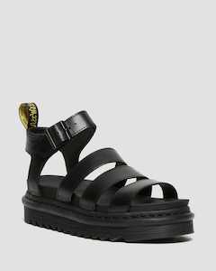 DR MARTEN BLAIRE 3 STRAP SANDAL BLACK BRANDO