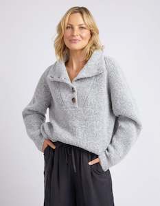 Elm: ELM BRON BUTTON KNIT