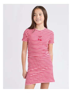 EVEGIRL BETTY RUCHED TEE DRESS