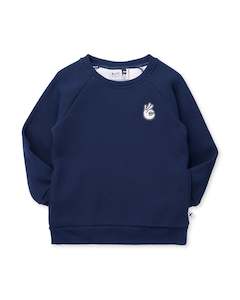 Minti: MINTI FURRY WAFFLE CREW