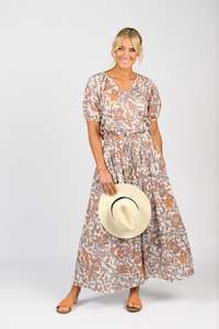 VASSALLI ELASTIC WAIST MAXI SKIRT