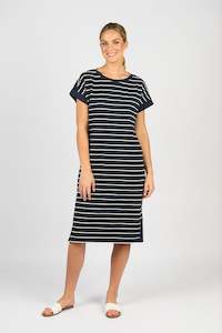 Vassalli: VASSALLI DROP SLEEVE T-SHIRT DRESS