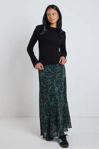 Ivy Jack: IVY + JACK MONUMENT DITSY PRINT BIAS MAXI SKIRT