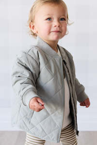 JAMIE KAY HARLEY BOMBER JACKET -SAGE