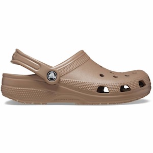 Footwear: CROCS CLASSIC CLOG LATTE