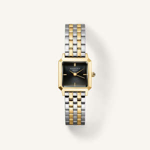 ROSEFIELD BOXELLE BLK DL DUOTONE WATCH
