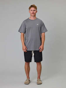 Just Another Fisherman: JUST ANOTHER FISHERMAN STAMP SEA TEE - CHARCOAL