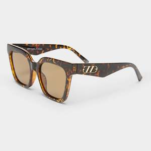 Eyewear: LE SPECS STAR GLOW SUNGLASSES - DARK TORT