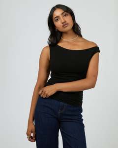 ALL ABOUT EVE KYLIE OFF SHOULDER TOP