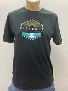 PACIFIC CREATIONS WAVE BREAK TEE - BLACK