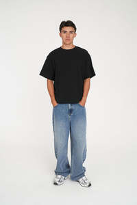 HUFFER CROP WAFFLE SUP TEE