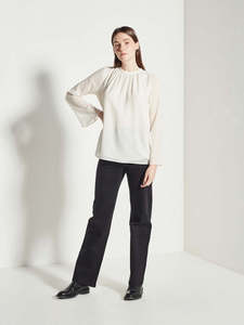JULIETTE HOGAN ARDEN BLOUSE (CRINKLE SILK COTTON)