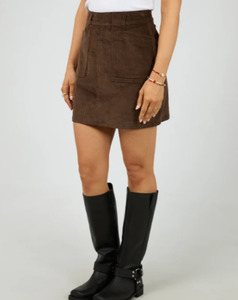 ALL ABOUT EVE PARKER CORD SKIRT