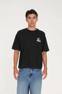 Huffer: HUFFER BLOCK CROP TEE 220 / NZ EARTHER