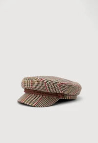 Headwear: BRIXTON FIDDLER CAP - SAND/ADRENALINE