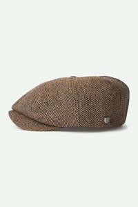 Headwear: BRIXTON BROOD SNAP CAP - BROWN/KHAKI