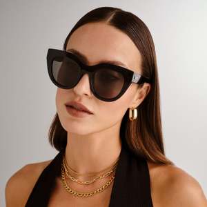 LE SPECS AIR HEART - BLACK