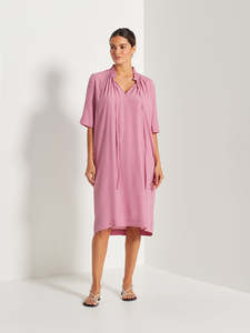 JULIETTE HOGAN DAISY TUNIC (VISCOSE SILK) PINK LILAC