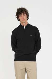 Huffer: HUFFER MERINO 1/4 ZIP JERSEY/ 3 BALL