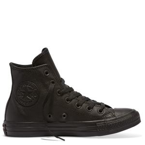 Converse: CONVERSE LEATHER HI - MONO BLACK