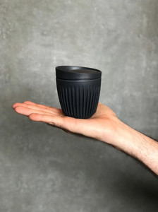 Products: 6oz, Huskee Reusable Cup Bow & Tie Roastery