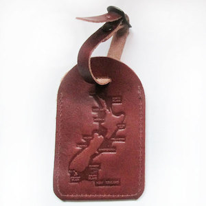 Stylish Leather Luggage Tags Bowls Avenue NZ