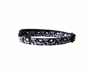 Products: Jack Skellington Cat Collar Bow Wow Boutique NZ