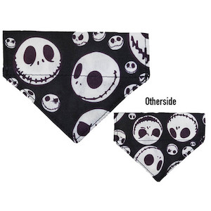 Products: Small Jack Skellington Bandana Bow Wow Boutique NZ