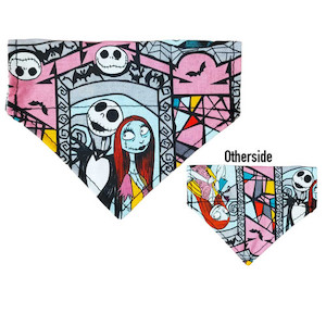 Products: Small Jack & Sally Bandana Bow Wow Boutique NZ