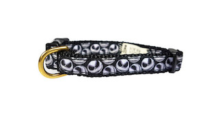 Products: 12.7mm Wide Jack Skellington Collar Bow Wow Boutique NZ