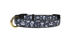 19mm Wide Jack Skellington Collar Bow Wow Boutique NZ