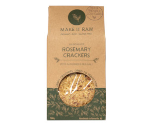 Rosemary Crackers with Almond & Sea Salt