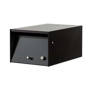 Urban: Urban Front Opening Letterbox / Mailbox - Black