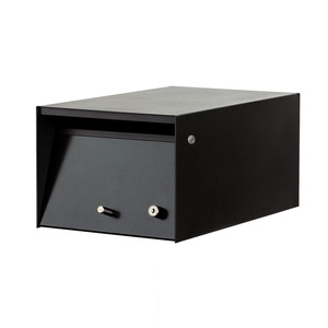Urban: Urban Front Opening Letterbox / Mailbox - Black