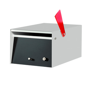 Rural: Rural Letterbox / Mailbox - Silver Pearl Box Design
