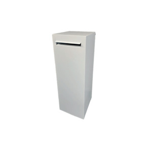 Pillar Freestanding Letterbox - White Box Design