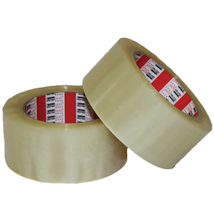 Products: Tape - Clear. Bonds to a variety of surfaces We Sell Boxes