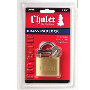 Brass Padlock with 5-pin brass tumbler We Sell Boxes