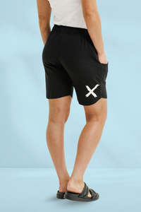 Apartment: Homelee Apartment Shorts Black White X
